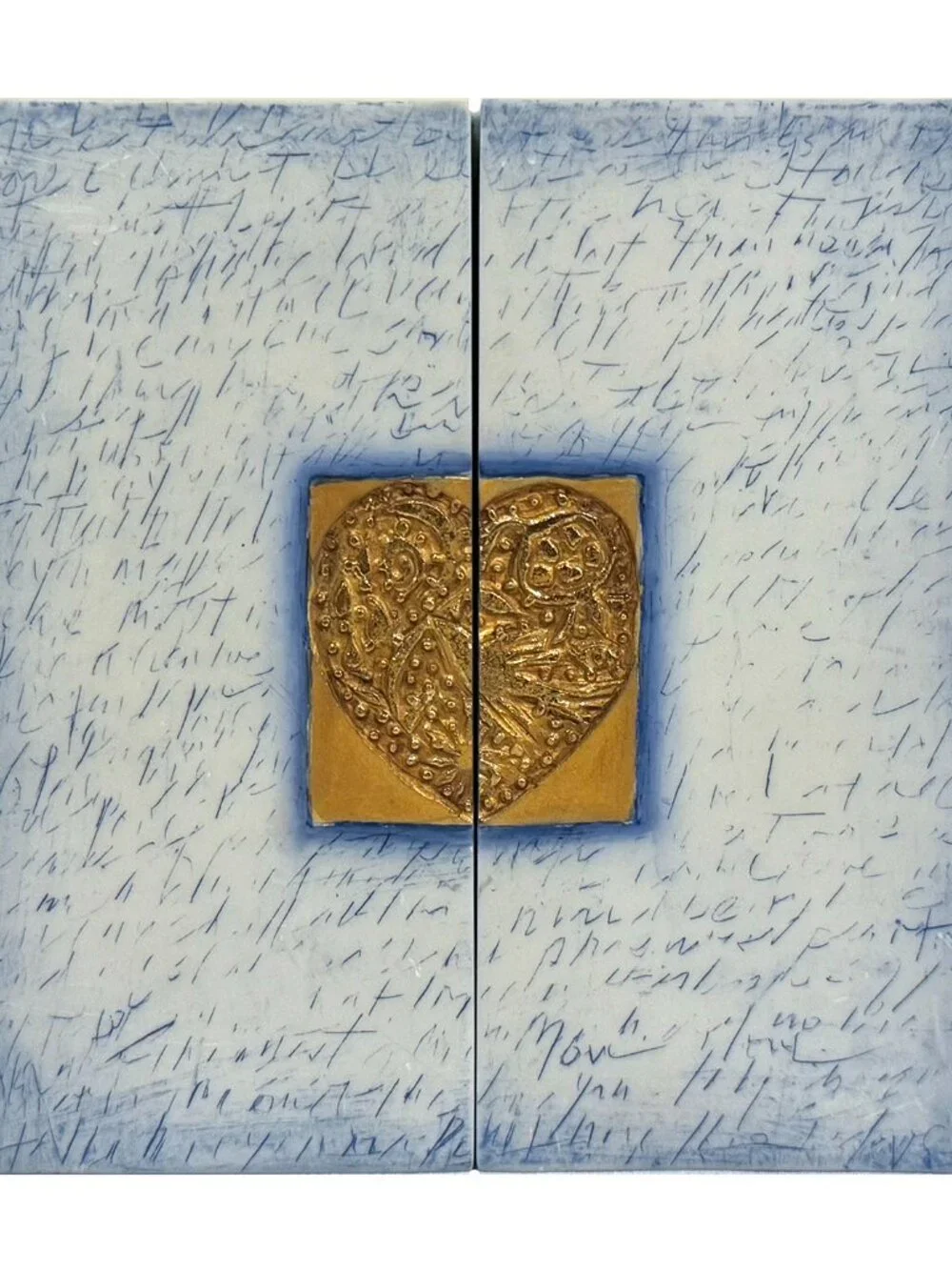 WILLOW TREE Susan Lordi Duet 2015 Hinged Wall Sculpture Bas Relief Resin RARE